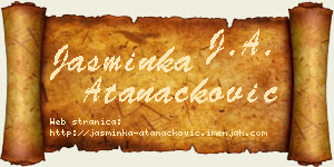 Jasminka Atanacković vizit kartica
